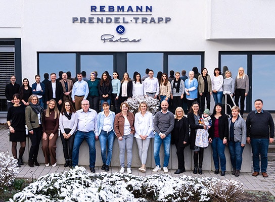 Das Team von Rebmann Prendel Trapp & Partner in Backnang